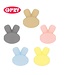 Scheepjes Set of 5 different colored silicone bunnies SET 1