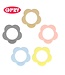 Scheepjes Set of 5 different colored silicone teethers shape flower - SET 1