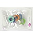 Scheepjes Set of 5 different colored silicone teethers shape flower - SET 3