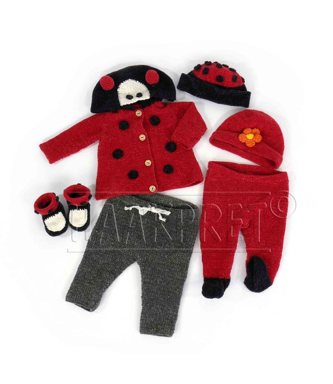 Haakpret Baby Kleertjes haken - Anja Toonen (Niederländisch)