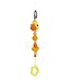 Scheepjes Set of 5 different colored silicone teethers shape flower - SET 1