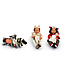 Go Handmade Geweven labels HANDMADE WITH LOVE - 50 x 11,5 mm - 10st