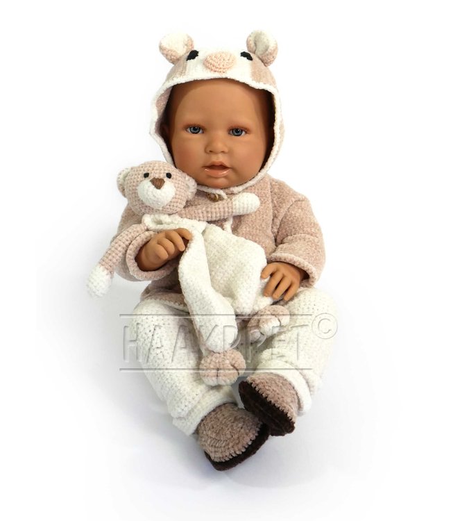 Go Handmade Gewebte Etiketten HANDMADE WITH LOVE  - 50 x 11,5 mm - 10 Stück