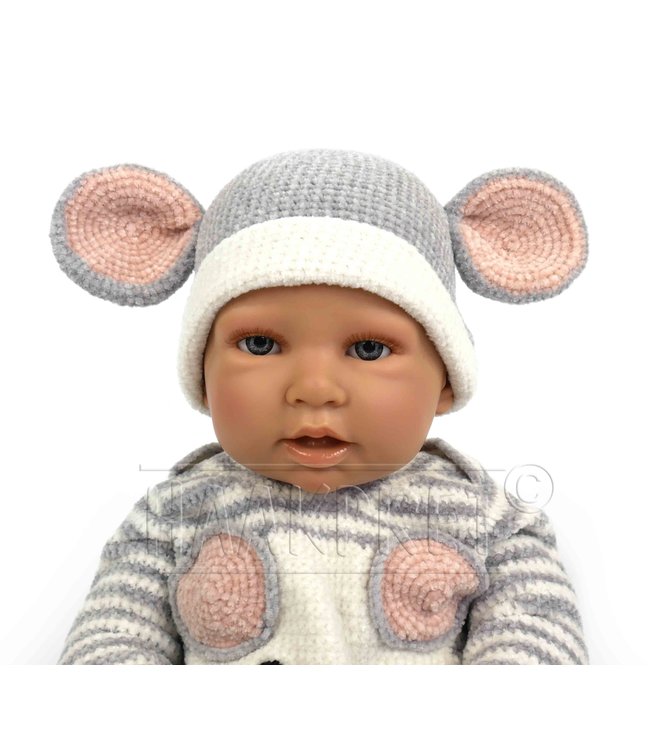 Go Handmade Geweven labels BABY LOVE - 50 x 11,5 mm - 10st