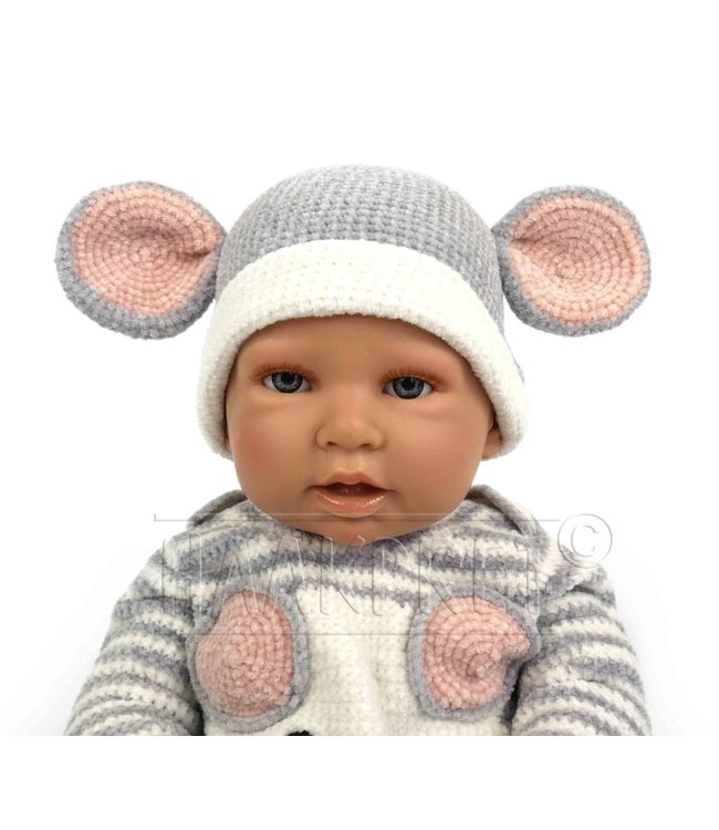 Go Handmade Woven labels BABY LOVE  - 50 x 11,5 mm - 10pcs