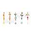 Scheepjes Set of 5 different colored silicone hearts SET 1
