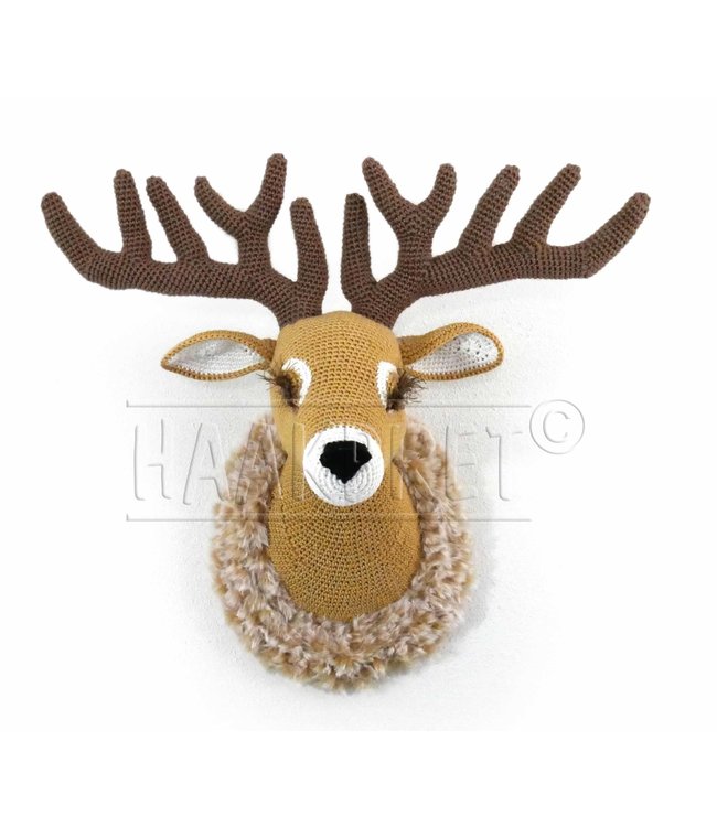 Haakpret Cupid trophy wanddeko -  description du crochet allemand A5