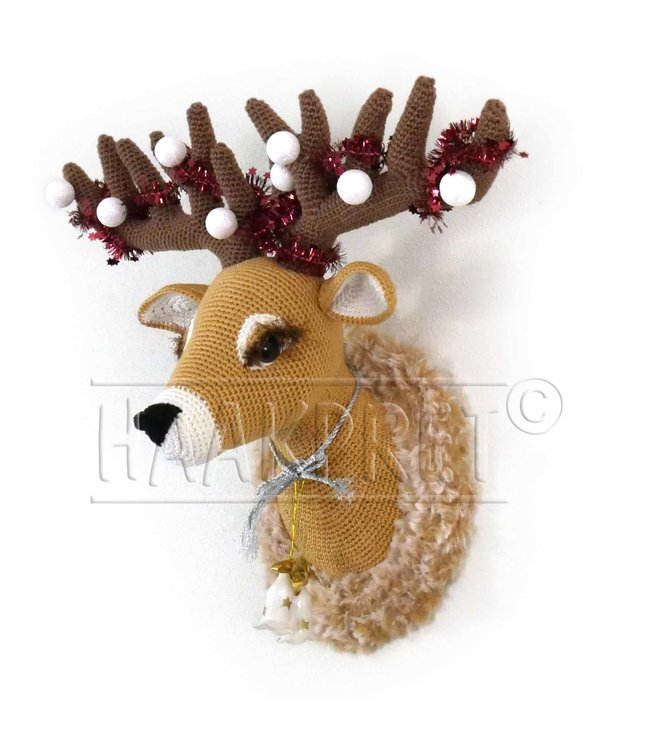 Haakpret Cupid trophy wanddeko -  description du crochet allemand A5