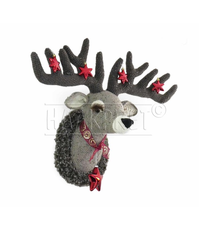 Haakpret Cupid trophy wall decoration - Englisch Häkelanleitung A5