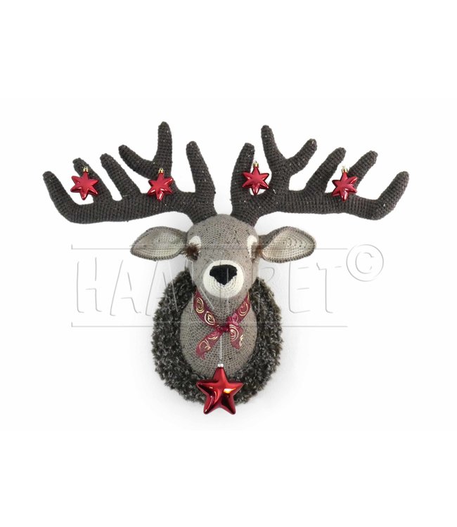 Haakpret Cupid trophy wall decoration - Engelse werkbeschrijving A5