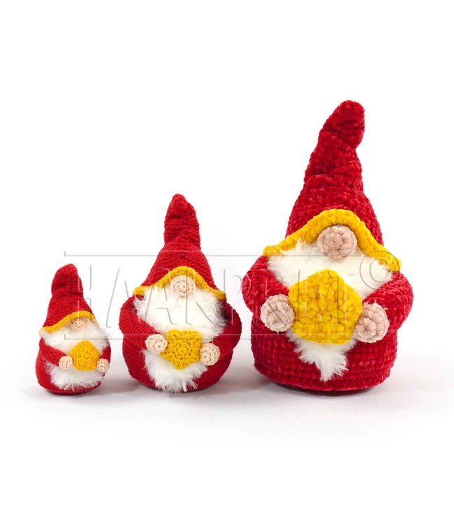Haakpret Kobus Kerstkabouter - description du crochet néerlandais A5