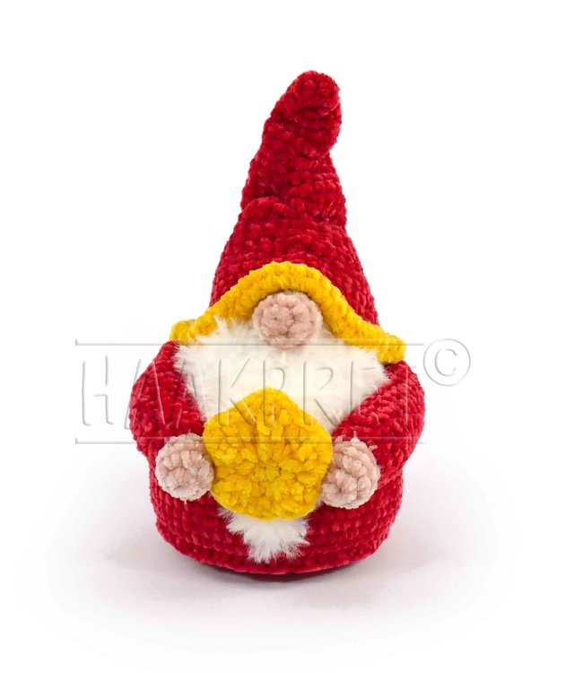 Haakpret Kobus Kerstkabouter - Dutch crochet description A5
