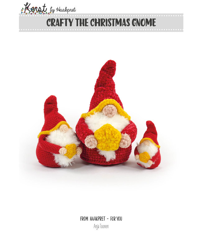 Haakpret Kobus Kerstkabouter - description du crochet néerlandais A5