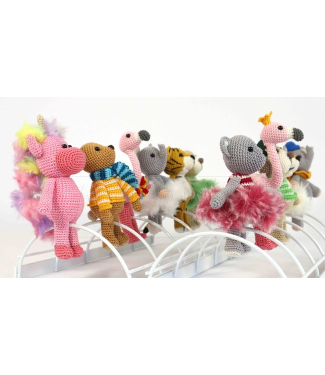 Haakpret Nr. 3 Knijpertje Olifant - Dutch crochet description A5