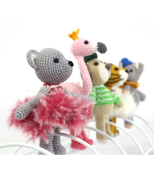 Haakpret Nr. 4 Knijpertje Hond - Dutch crochet description A5