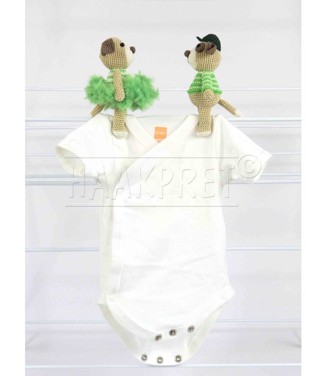 Haakpret Nr. 4 Knijpertje Hond - Dutch crochet description A5