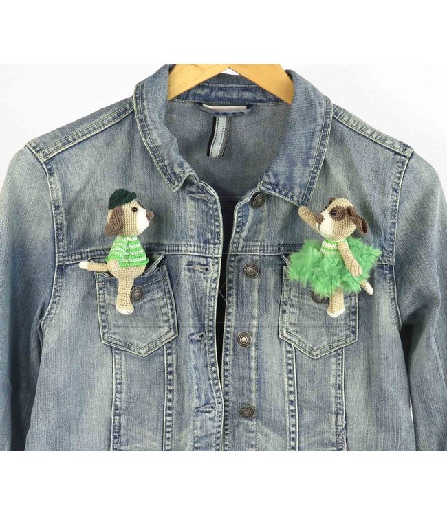 Haakpret Nr. 4 Knijpertje Hond - werkbeschrijving A5 - Nederlands