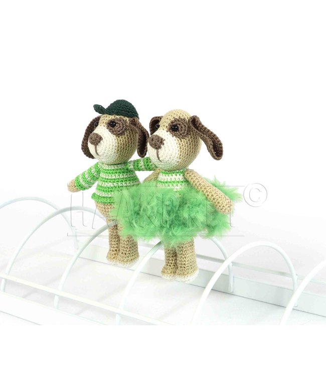 Haakpret Nr. 4 Knijpertje Hond - Dutch crochet description A5