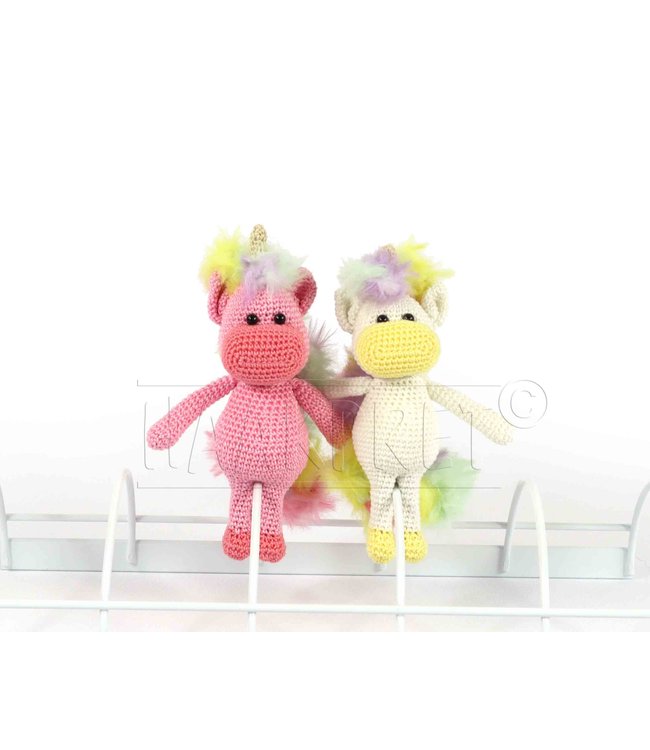 Haakpret Nr. 5 Knijpertje Eenhoorn - description du crochet néerlandais A5