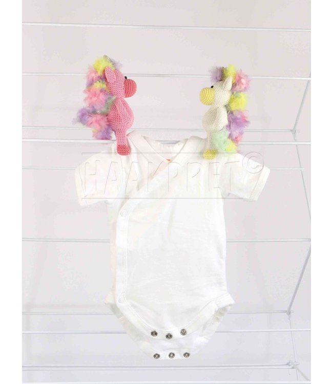 Haakpret Nr. 5 Knijpertje Eenhoorn - werkbeschrijving A5 - Nederlands