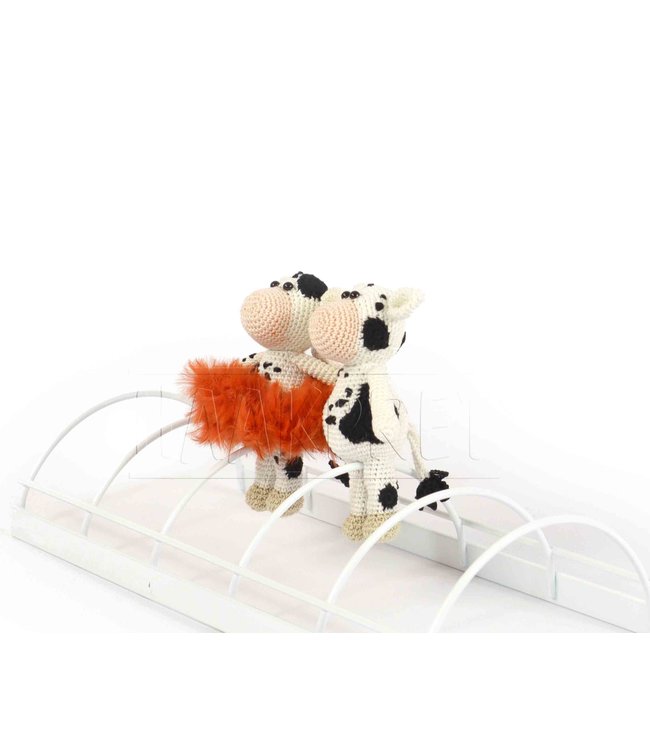 Haakpret Nr. 6 Knijpertje Koe - Dutch crochet description A5