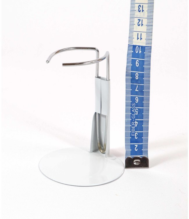 Haakpret 8 cm extendable doll stand metal