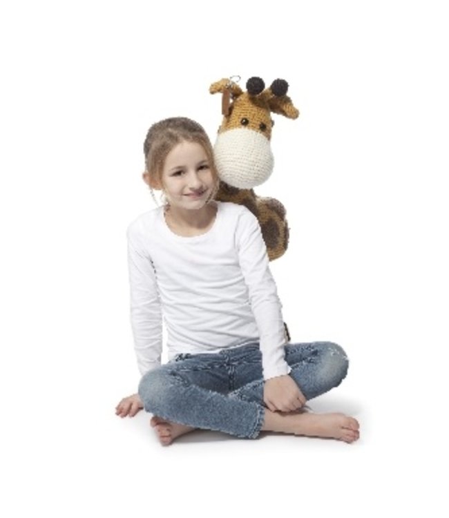 Haakpret Pakket Giraffe - alternatief garen 50%  wol