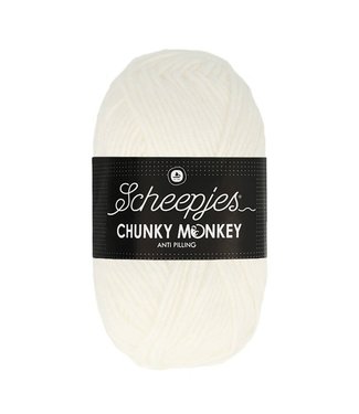 Scheepjes Chunky Monkey 100g - 1001 - White