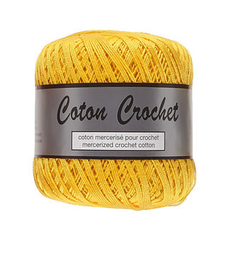 Lammy Yarns Coton Crochet no 10 - 50g - 371 geel