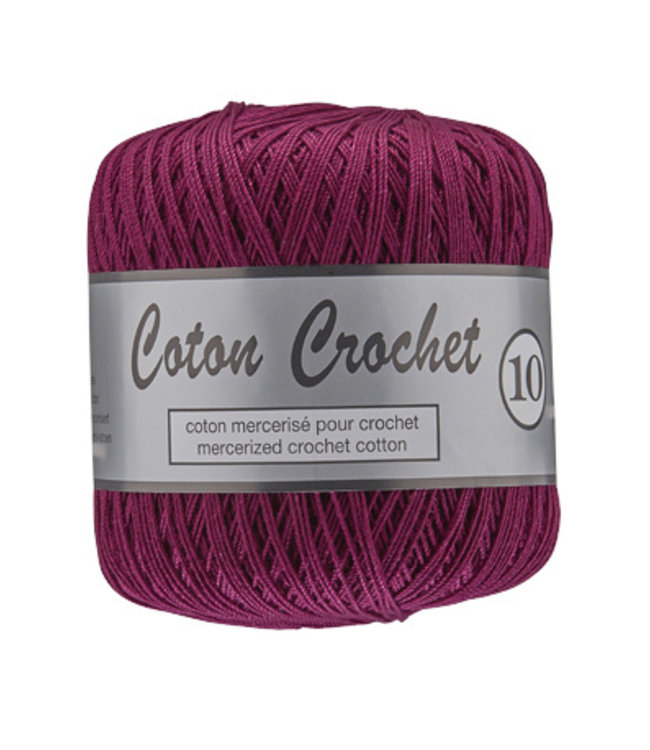 Lammy Yarns Coton Crochet no 10 - 50g - 064 roze