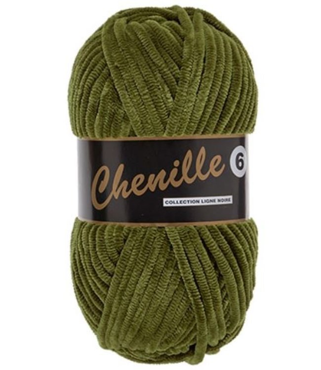 Lammy Yarns Chenille 6 - 026 - mosgroen