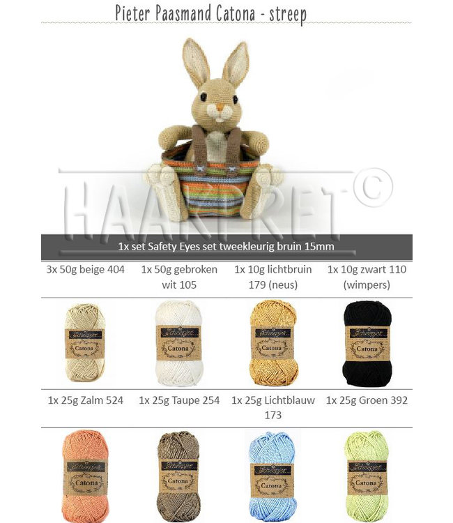 Haakpret Compose yourself: Pieter Paasmand Catona line