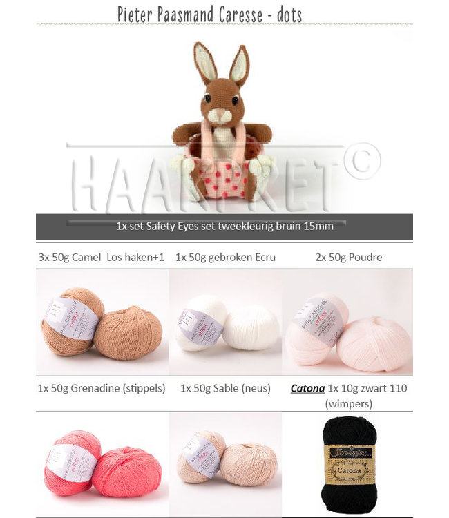 Haakpret Compose yourself: Pieter Paasmand Caresse dots