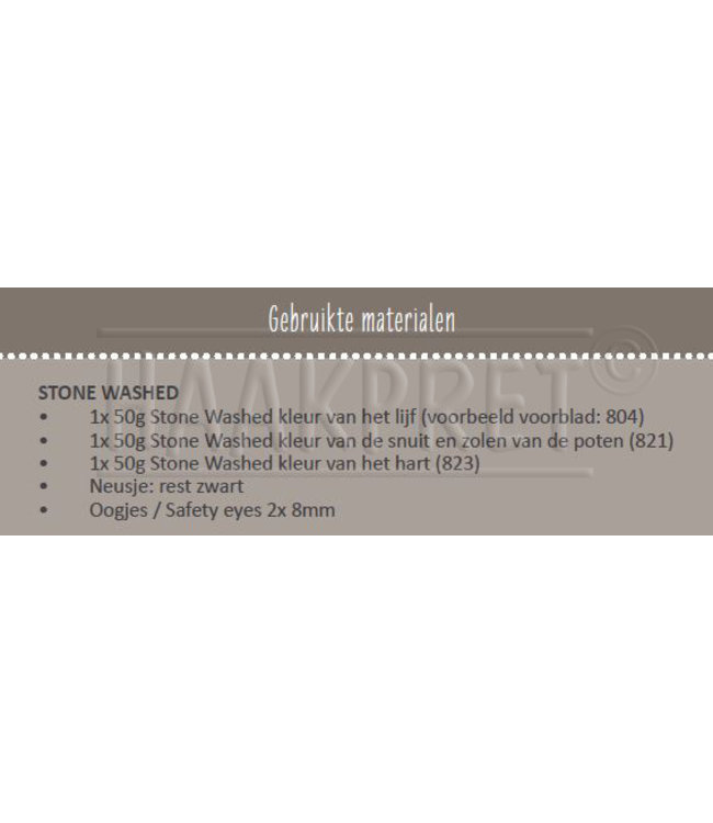 Haakpret Beloved Bear A5 - Niederländisch