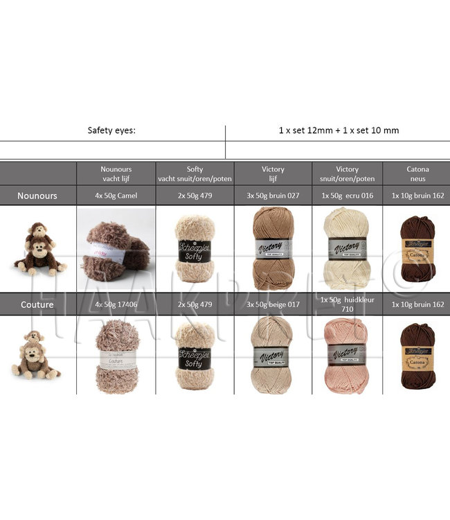 Haakpret Aapie Aap A5 (NL)