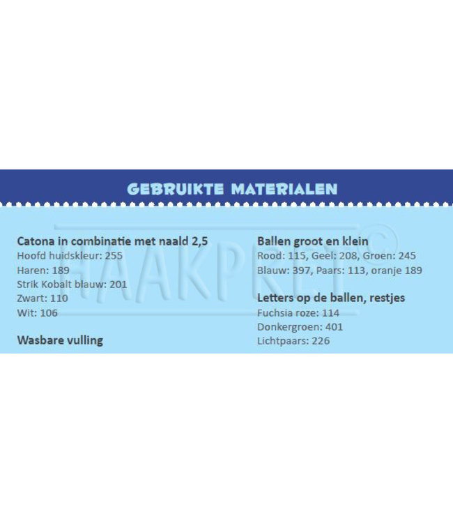 Haakpret Mobile mit Clowns A5 - Niederländisch