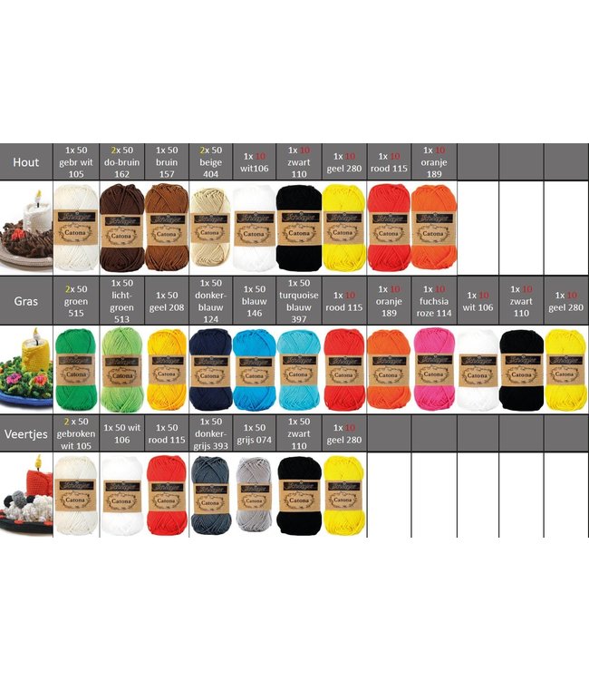 Haakpret Kerstkrans met kaars en onderbord A5