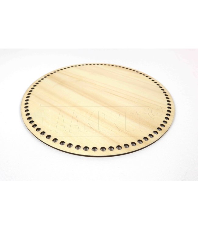 Scheepjes Wooden bottom with holes 22cm