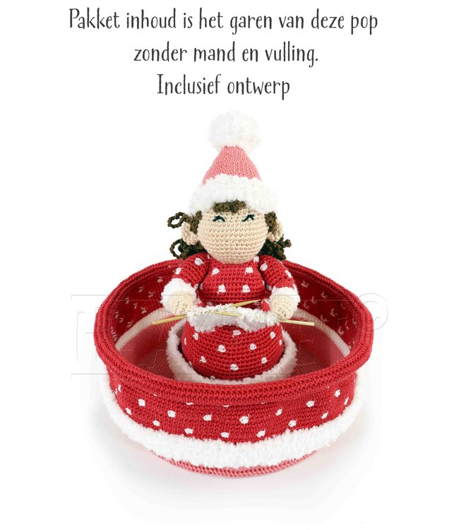 Haakpret Yarn package Crea Bea winter including design (Dutch)