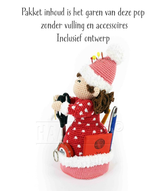 Haakpret Yarn package Crea Bea winter including design (Dutch)