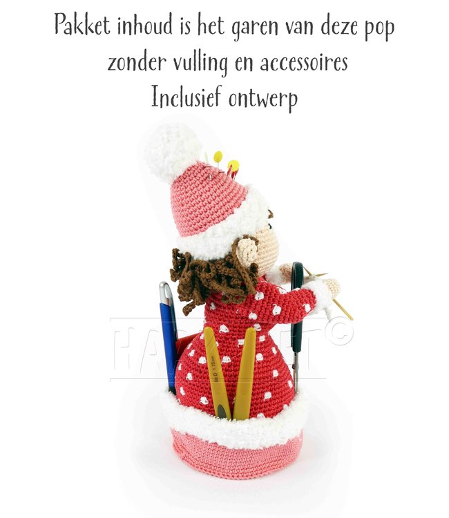 Haakpret Yarn package Crea Bea winter including design (Dutch)