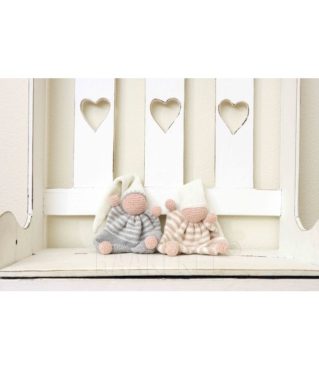 Haakpret Yarn package Sabbeltje gray including design (Dutch)