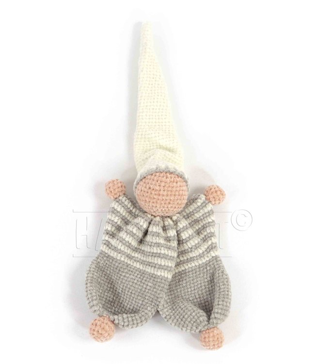 Haakpret Yarn package Sabbeltje gray including design (Dutch)