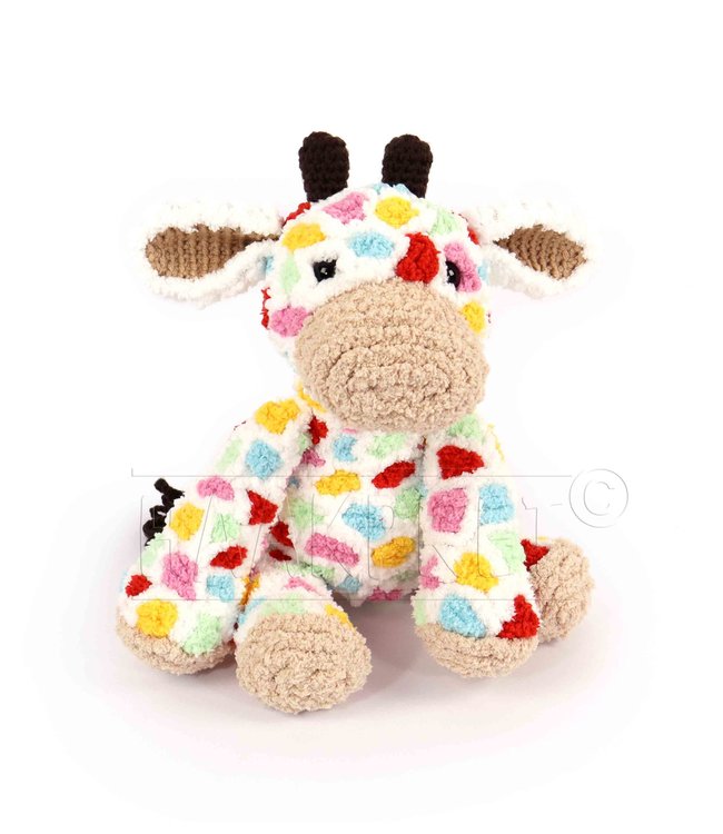 Haakpret Girall Giraffe  Häkelanleitung A5 (Niederländisch)  - Anja Toonen