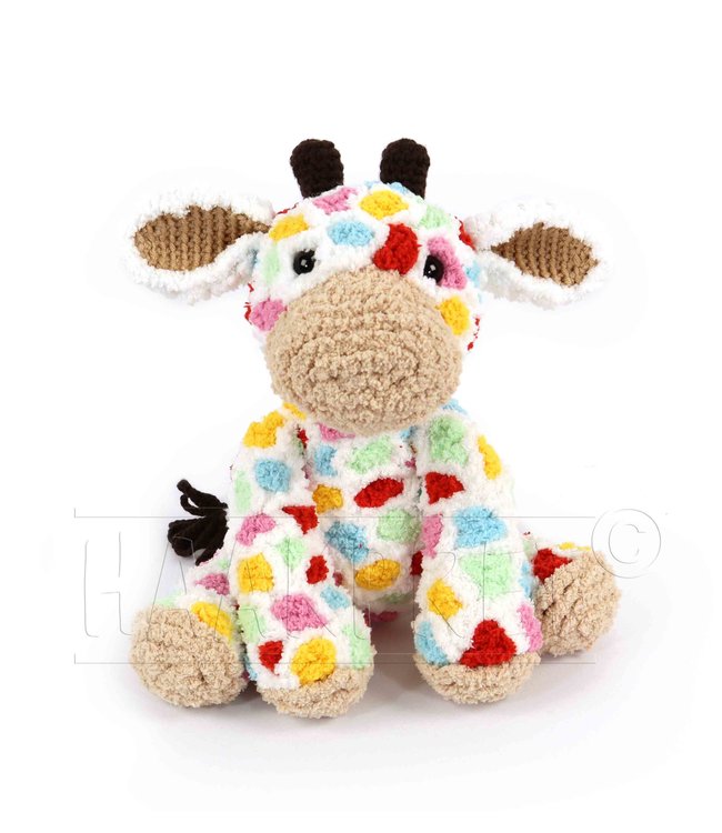 Haakpret Girall Giraffe Design A5 (Dutch)   - Anja Toonen