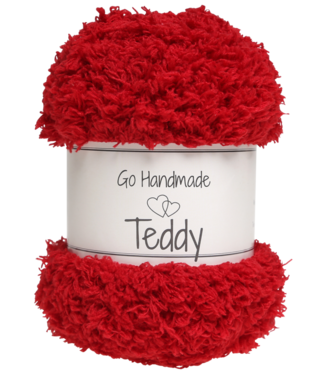 Go Handmade Teddy - Warm Red