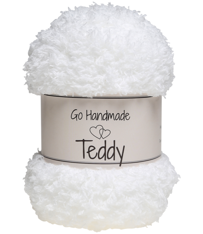 Go Handmade Teddy - Pure White