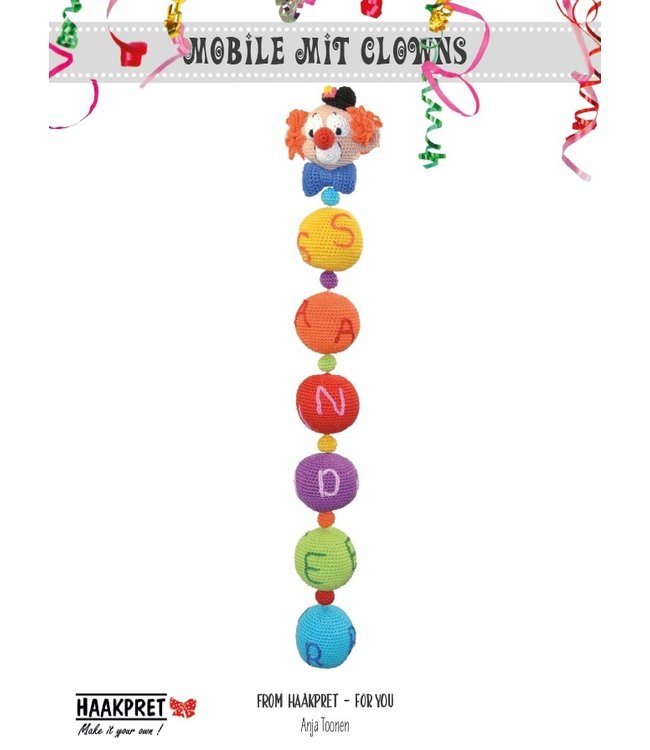 Haakpret Clown Mobiel A5 - allemand