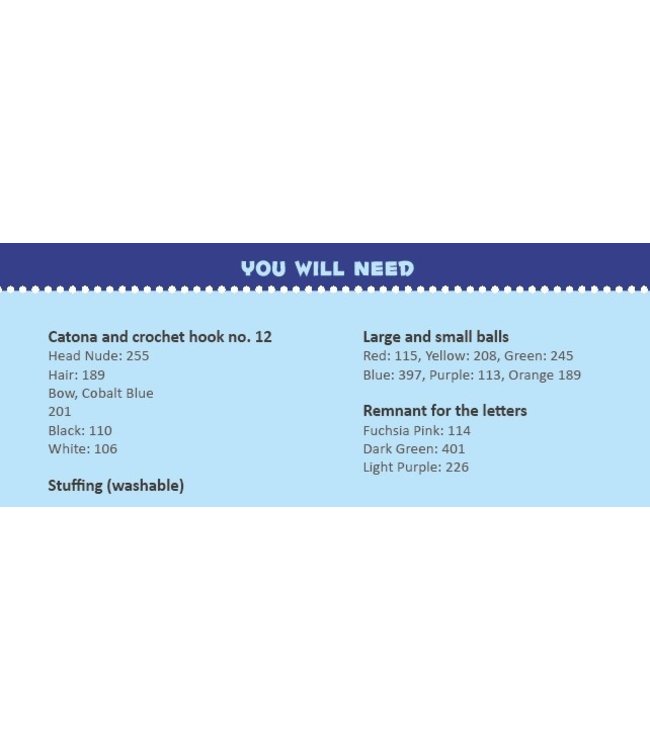 Haakpret Mobile mit Clowns A5 - Englisch