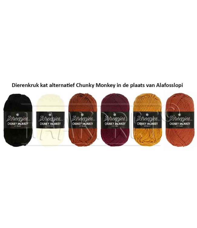 Haakpret Package Cat - alternative yarn without wool